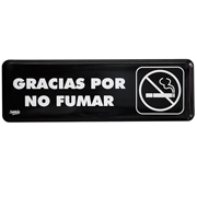 Señal no fumar .
