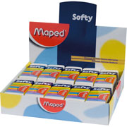 Goma softy Maped caja con 20 piezas tipo migajón