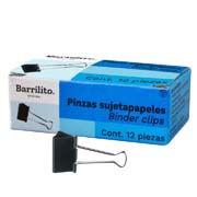 Sujetadocumentos 15 mm Barrilito capacidad hasta 50 hojas