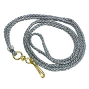 Cordón para gafete Sablón color gris caja con 50 piezas a granel