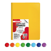 Cuaderno cosido Dietrix forma francesa cuadro 5 mm 100 hojas colores surtidos