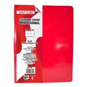 Cuaderno cosido Dietrix profesional cuadro 7 mm 100 hojas color rojo