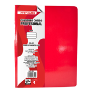 Cuaderno cosido Dietrix profesional raya100 hojas color rojo