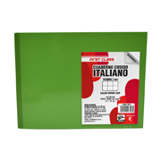 Cuaderno cosido Dietrix forma italiana cuadro 7 mm 100 hojas color verde claro