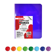 Cuaderno cosido Dietrix forma francesa doble raya 100 hojas colores surtidos