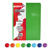 Cuaderno cosido Dietrix profesional blanco con margen 100 hojas colores surtidos