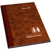 Libro de registro de visitas estrella .