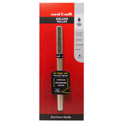 Bolígrafo antifraude fino Uni-Ball Deluxe 0.7 mm color negro blíster