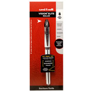 Bolígrafo antifraude mediano Uni-Ball Vision Elite 0.8 mm color negro blíster