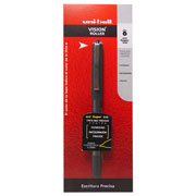 Bolígrafo antifraude ultra fino Uni-B Vision 0.5 mm color negro blíster