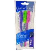 Bolígrafo fino Pin Point 0.7 mm colores surtidos empaque con 3 pzas