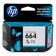 Cartucho de tinta tricolor HP 664 .