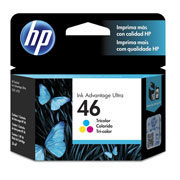 Cartucho de tinta tricolor HP 46 adva .