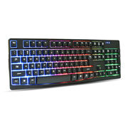 Teclado USB Brobotix iluminado rgb k6 .