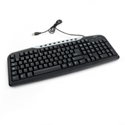 Teclado Verbatim multimedia USB negro .
