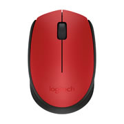Mouse Logitech M170 Inalámbrico Rojo .