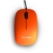 MOUSE VORAGO MO-206 NARANJA 2400 DPI VORAGO