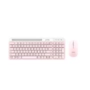 KIT TECLADO Y MOUSE ACTECK INALÁMBRICO CREATOR VIRTUOS SILK MK720 COLOR ROSA