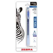 Boligrafo gel j roller rx zebra, punto mediano 0,7 mm, azul, blister 1 pz