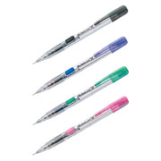 Lapicero Pentel techniclick, punto 0.5 mm, color negro, 1 pieza