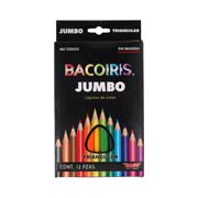 COLORES BACOIRIS JUMBO 12 PIEZAS. .