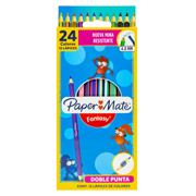 Colores Paper Mate triangualres  dobl unta con 12 lápices