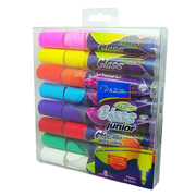 Marcador para vidrio Aquarelo Glass Jr. colores surtidos empaque con 8 pzas
