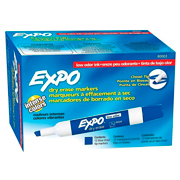 Marcador para pizarron Expo azul caja con 12 piezas
