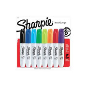 Marcador permanente Sharpie chisel blíster con 8 colores surtidos