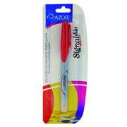 Marcador doble punta bala Signal Duo color rojo blíster 1 pieza