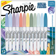 Marcador permanente punto fino Sharpie Mystics estuche con 12 piezas