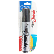 Marcador permanente Signal Jumbo punta cincel 16 mm color negro blíster