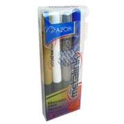 Marcador permanente fino Signal Metalinkbala 1.3 mm colores surtidos 4 pzas