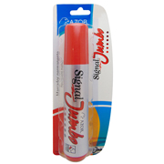 Marcador permanente Signal Jumbo punta cincel 16 mm color rojo blíster 1 pza