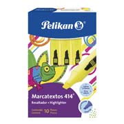 Resaltador de texto Pelikan 414 amarillocaja con 10 piezas