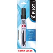 Marcador permanente SCB Pilot punta cincel, línea fina/gruesa, negro, blister