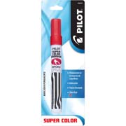 Marcador permanente SCB Pilot punta cincel, línea fina/gruesa, rojo, blister