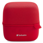 Bocina Verbatim inalámbrico color rojo .