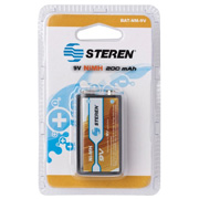 Pila recargable 9V STEREN  blister de 1 pza