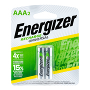 Pila recargable Energizer AAA blíster con 2 pzas