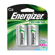 Pila recargable Energizer C blister con 2 pzas