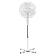 Ventilador de pedestal Taurus 16 pulgadas modelo austros color blanco