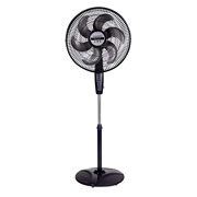 Ventilador de pedestal Taurus 18 pulgadas modelo silent color negro