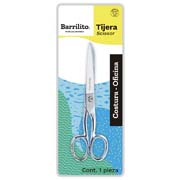 Tijera oficina/costura Barrilito 15.2 cmuso escolar, oficina y manualidades