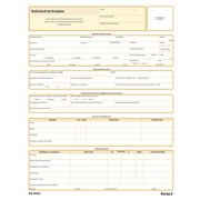 LM-Solicitud de empleo Fortec carta 2 bls con 25 hojas cada uno