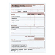 Recibo de nomina Pinos Altos blíster con3 blocks