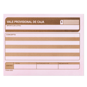 Vale provisional de caja Pinos Altos blíster con 3 blocks