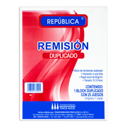 Remisión duplicado Pinos Altos de 1/8 .