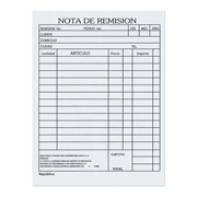 Mega Remisión autocopiante Pinos Altos de 1/8