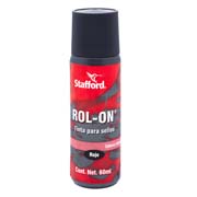 Tinta para sello Stafford color rojo sistema Roll-On 60 ml